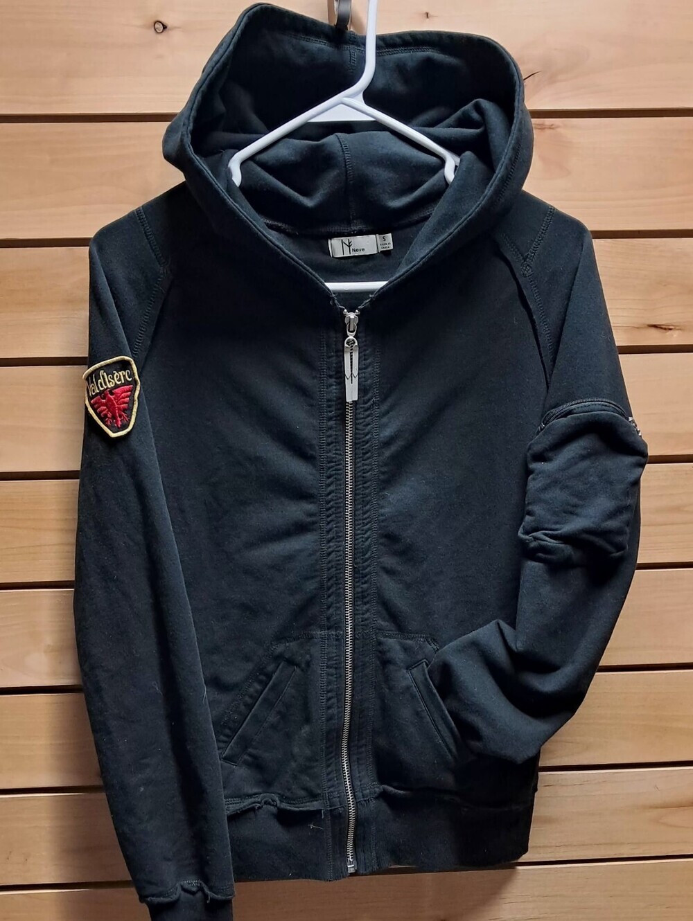 Neve Designs Chamonix Full-Zip Patchwork Hoodie Size S